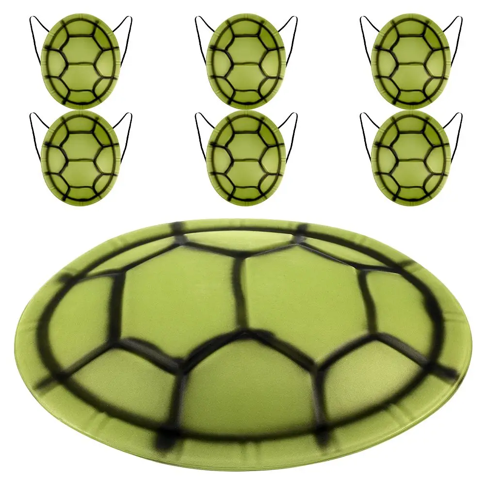 

7Pcs Turtle Shell Costume EVA Lightweight Adjustable Halloween Carnival Party Wear Reusable Kids Adult Sea Animals TORTOISE