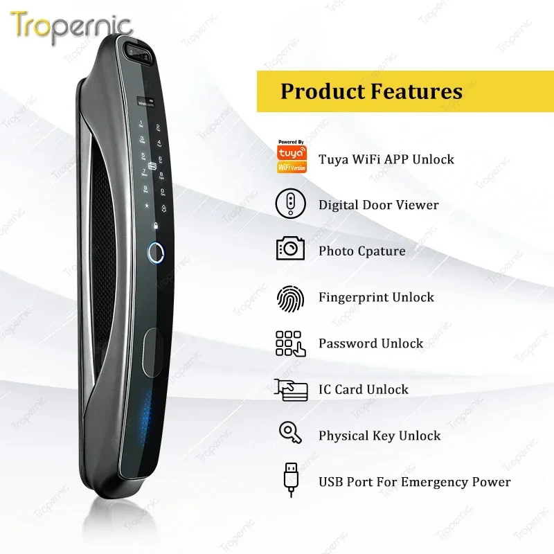 Wholesale Price Smart Lock For Interior Doors Door Lock Smart Outside New Materials Good Price Aluminum Door Smart Lock