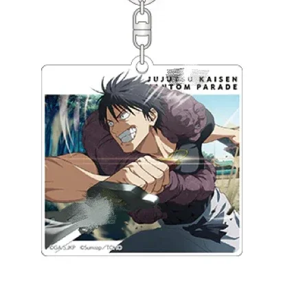 Game Geto Suguru Gojo Satoru Toji Fushiguro Keychain Doll Anime Acrylic Keyring Pendant Gift