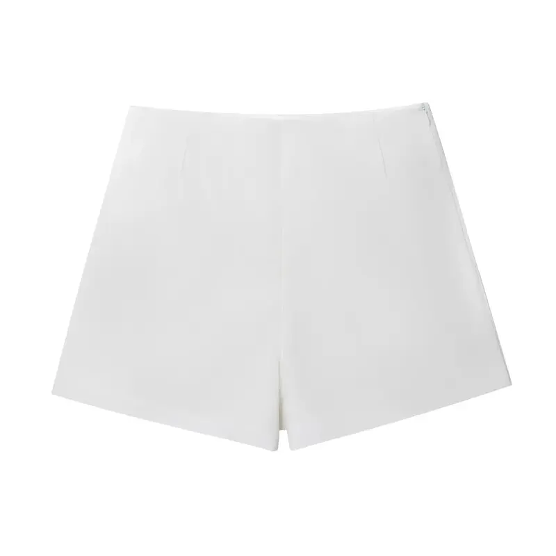 Summer 2025 High Waist Versatile Casual Shorts Elegant Minimalist Women's Fashion New Arrival Straight Leg Commute Style