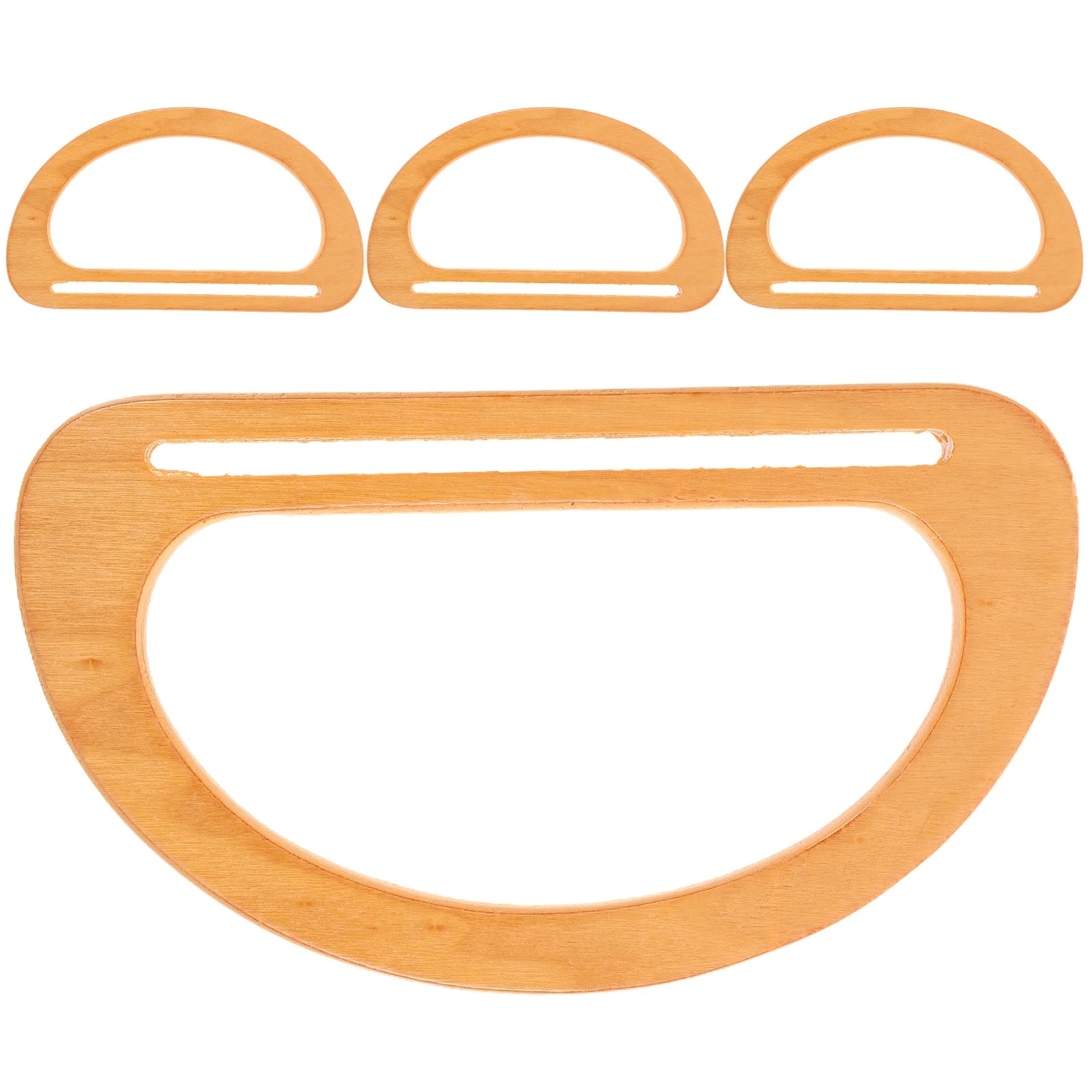 4 قطع من مقابض الحقائب ذات الشكل الصلب، ملحقات حقيبة اليد ذاتية الصنع، سهلة التركيب، خفيفة الوزن