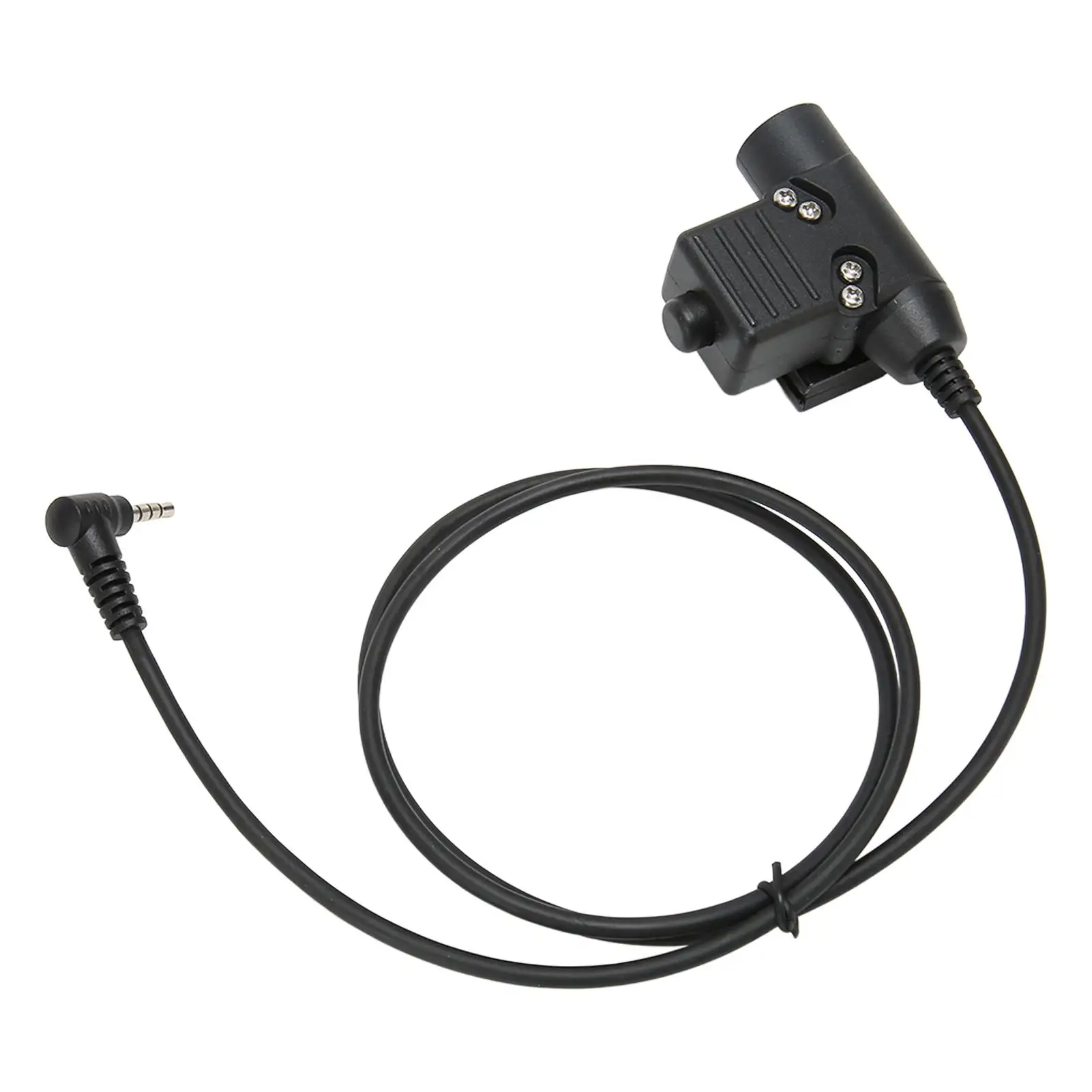 U94 PPT Adapter 3.5mm Push-to-Talk 1Pin Back Clip for retevis RT40 RB15 RB615 Two-Way Radio