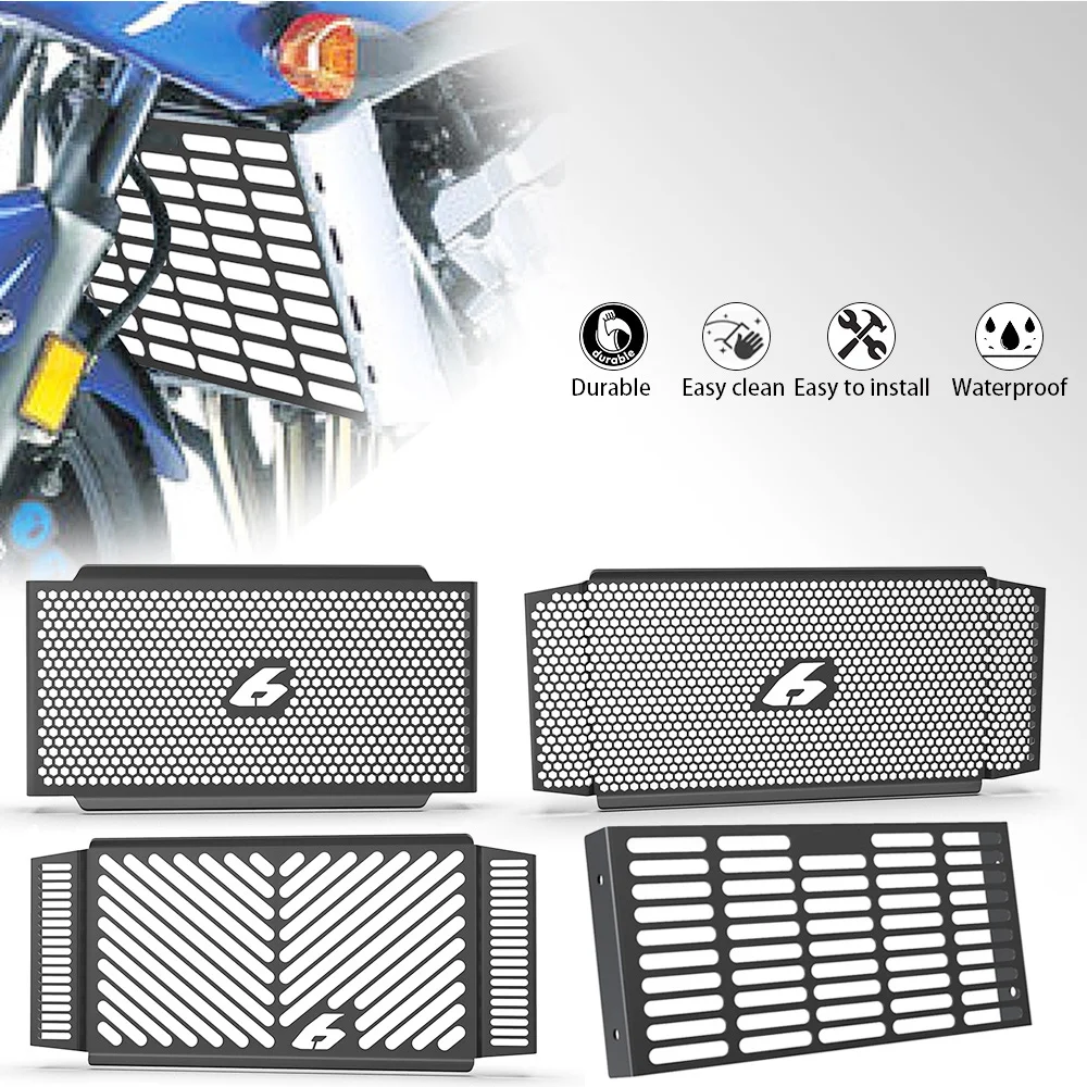 

Motorcycle For Yamaha FZ6 FAZER 600 FZ6S FZ6N Radiator Guard Protector Grille Cover Accessories 2004 2005 2006 FZ6 S/N FAZER 600