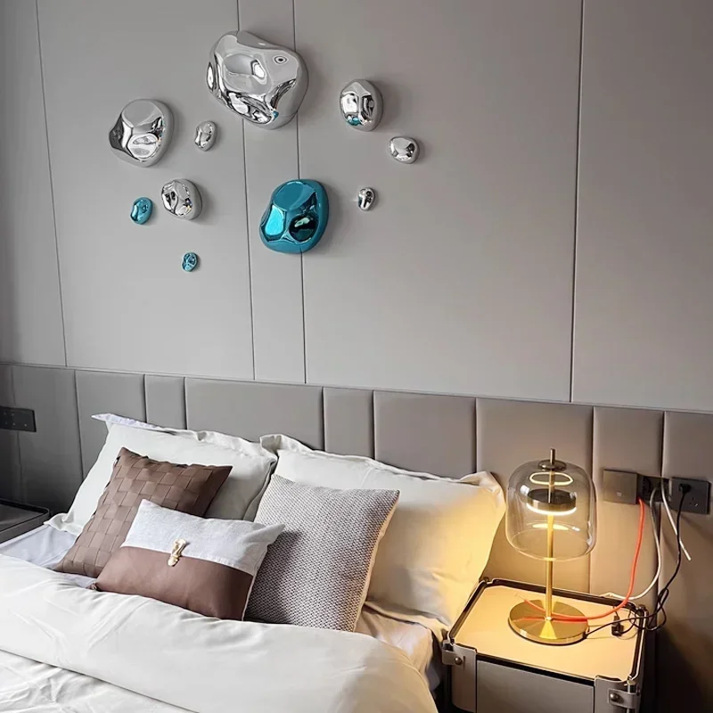 Modern Stone Ornament Home Furnishings Wall decorations hanging ornaments Creative background wall pendant Abstract Decorations