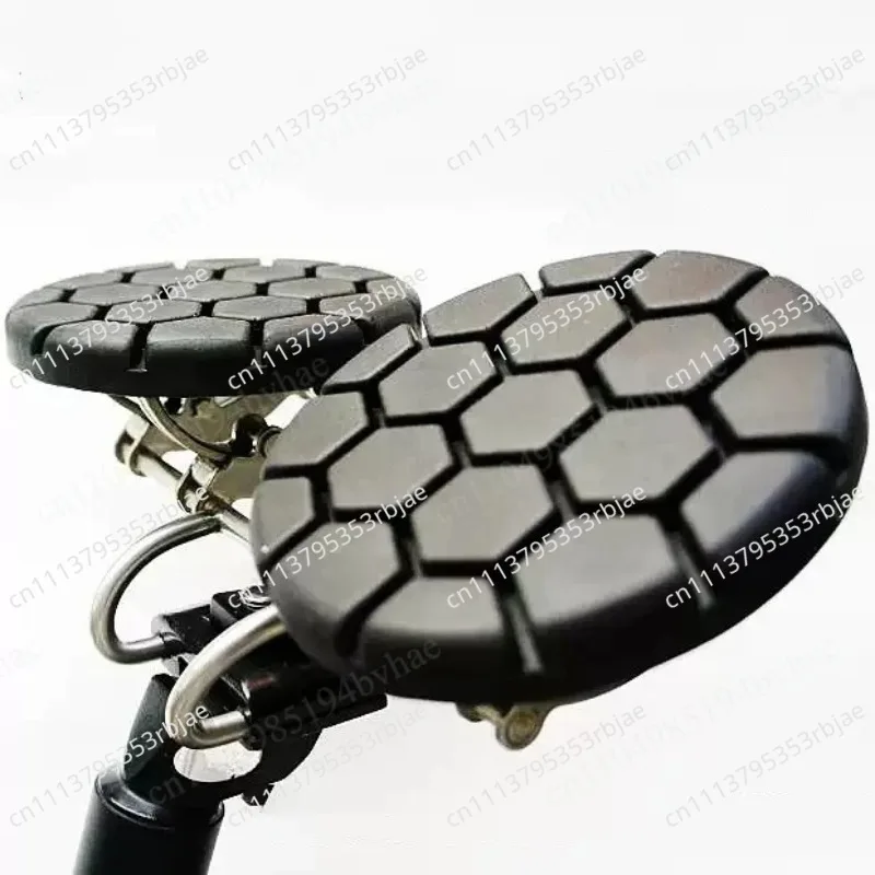Bicycle seat cushion, long-distance seat, widened and enlarged seat, balanced and noseless saddle accessories