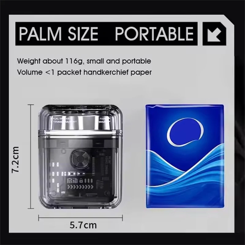 Xiaomi Komingdon Mini Afeitadora eléctrica portátil de viaje recortadora Facial afeitadora impermeable recargable pequeña máquina de afeitar