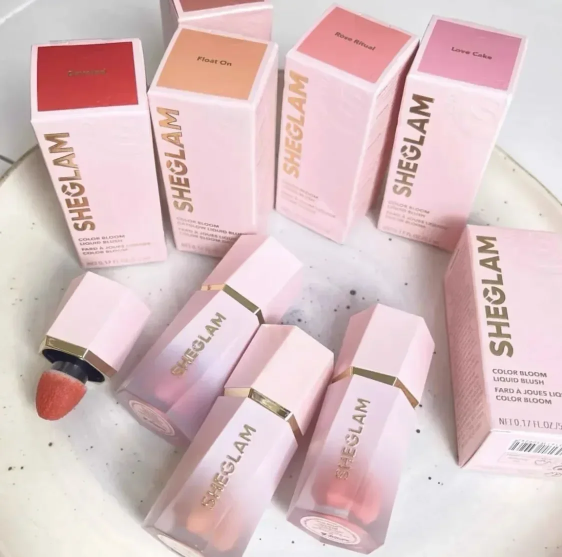1pcs sheglam make up Liquid แปรง Blush Facial Nourishing Blusher เจลครีม Multi-Purpose Lip GLOSS แต่งหน้า Blush