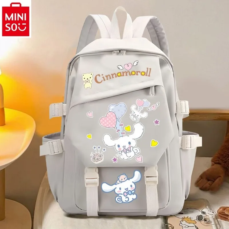 

MINISO Sanrio Cartoon New Yuguigou Student backpack Simple and Casual Large Capacity Children's Backpack