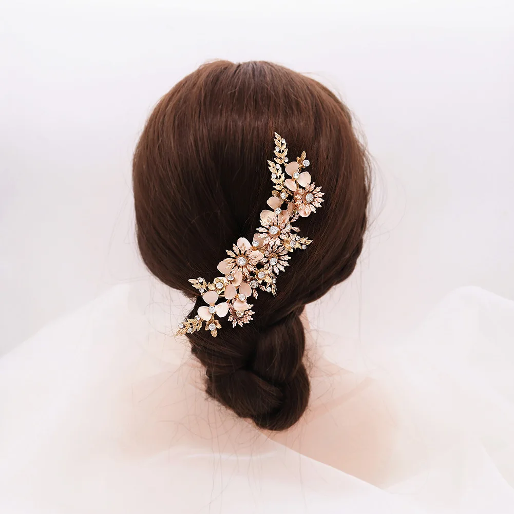 

New Wedding Hair Accessories Crystal Hair Belt Wedding Bridal Hairband Hair Ornament Hair Jewelry Bride Headdress Headband Clip