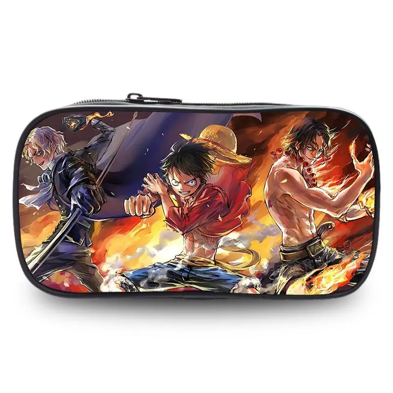 

One Piece Anime Pencil Case Luffy Cosplay Stationery Box for Boys Girls School Supplies