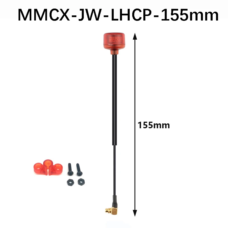 RUSHFPV Cherry FPV-antenne/VTX-antenne |   5.8G LHCP/RHCP |   lange afstand voor racemrone |   voor SMA/MMCX/UFL-connectoradapter - afbeelding 1