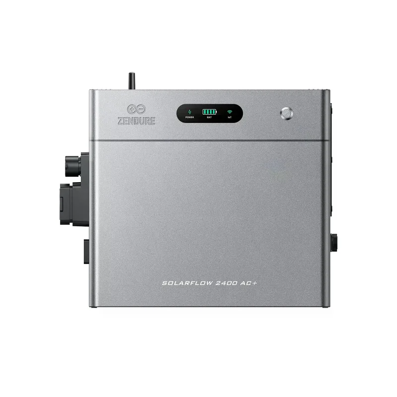 Zendure SolarFlow 2400 AC+ Balkonkraftwerk mit Speicher 2,4kWh, Plug & Play, 2400W Bidirektionale AC-Leistung, Erweiterbar auf 16,8kWh (bis zu 5 AB3000L Akkus), IP65, für Zuhause Camping, HEMS