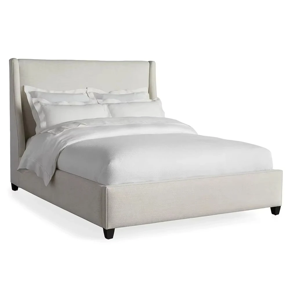 أحدث تصميم سرير عالي الجودة بغطاء جلدي وأثاث غرفة النوم وسرير منصة #1