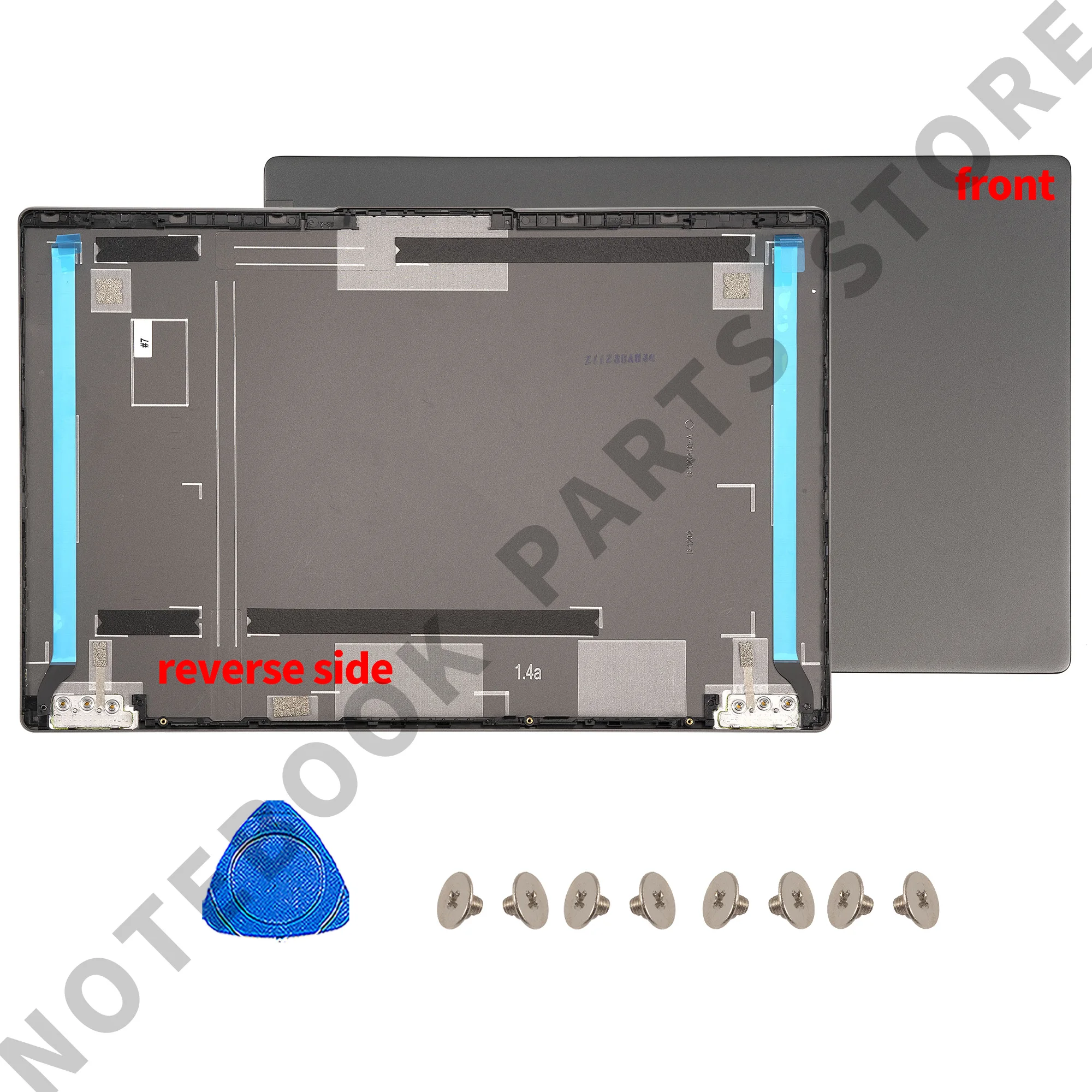 NEW For Ideapad 5 14ARE05 5-14ITL05 5-14ALC05 5-14IIL05 Gray Metal Top Lid Bezel Hinge Cover Hinges Hingecover Parts Replace