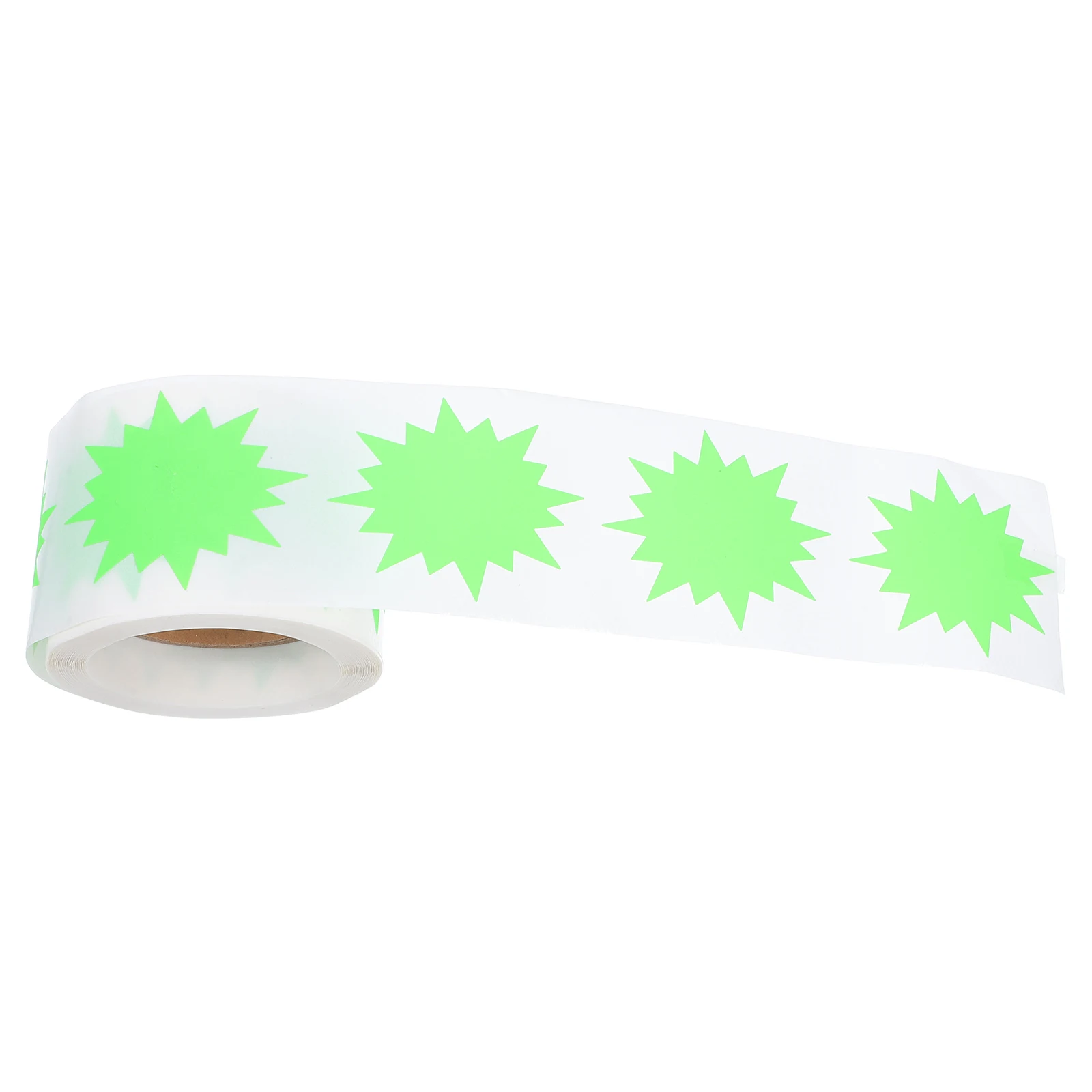 

200pcs Price Tags Large Adhesive Fluorescent Burst Stickers for Retail Garage Sale Writable Signs Self adhesive Labels