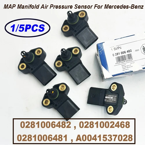 Sensor de presión de aire para mercedes-benzz ACTROS ATEGO, Colector de mapa de 1/5 piezas, 0281006482, 281006482, 0281002468, 0281006481, 0041537028