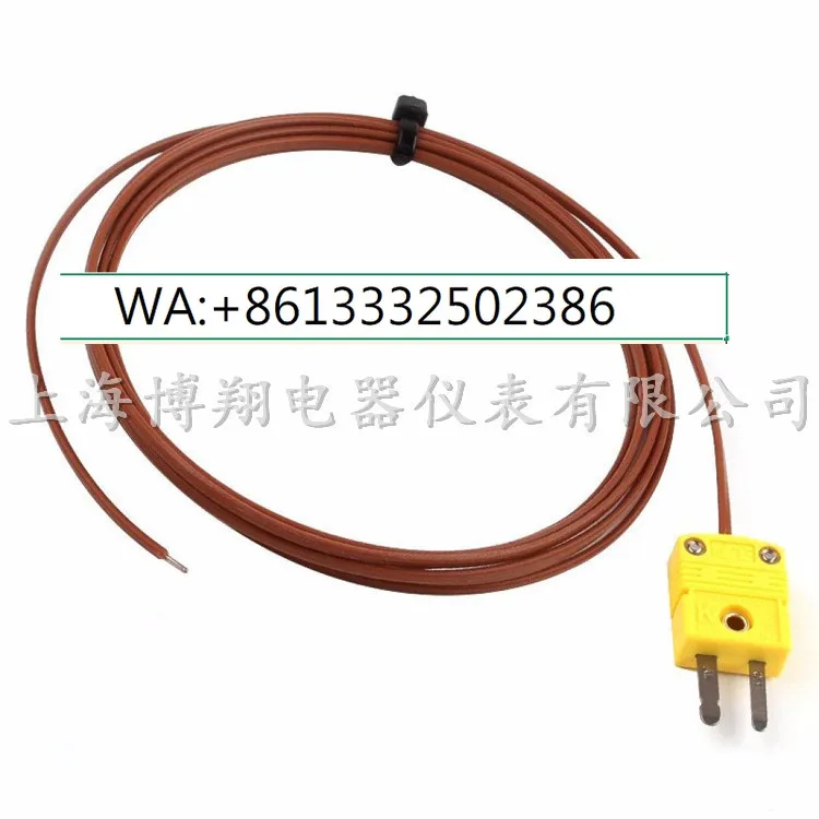 

10 шт., провод для измерения температуры термопары типа K с желтой вилкой SMPW-TT-K-30/36/24