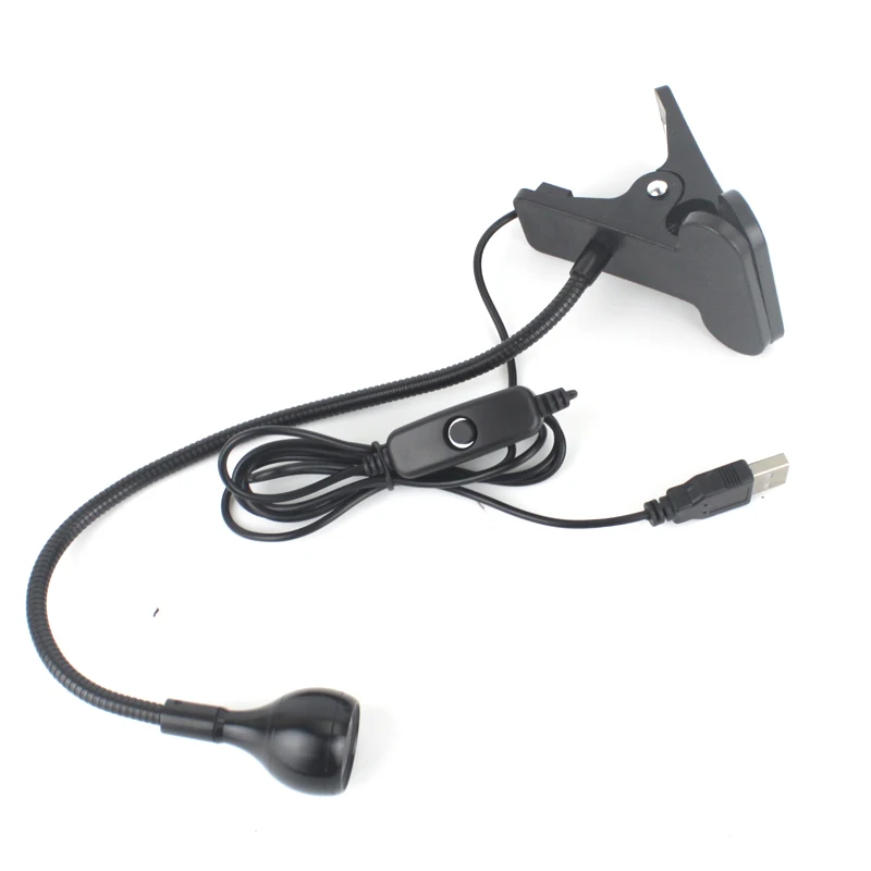Lámpara iluminadora de luz LED para microscopio, luz ajustable con Clip, Industrial, fuente de luz para cámara