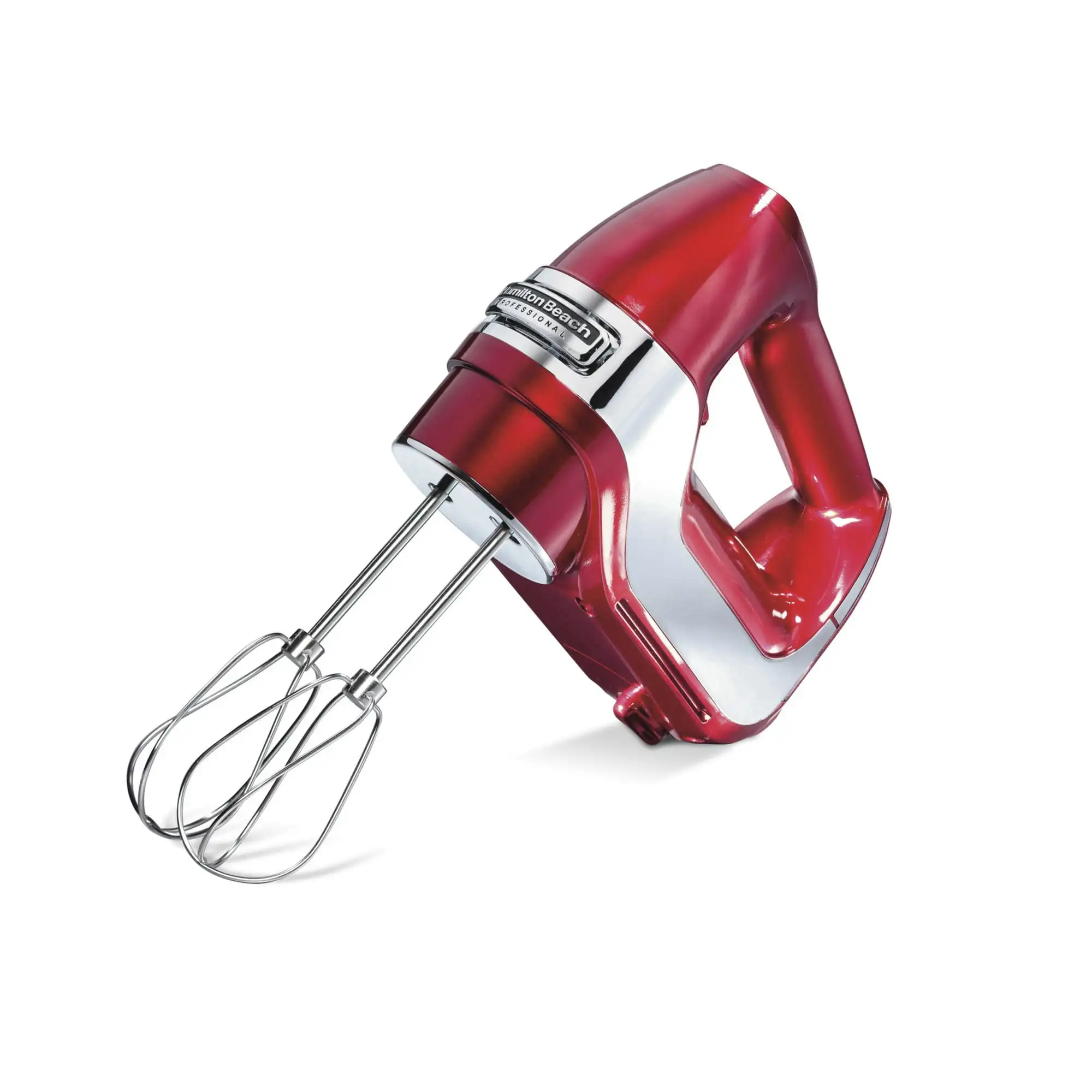 

Professional 5-Speed Electric Hand Mixer with Slow Start & QuickBurst Technology, Mixer for Kitchen, Red