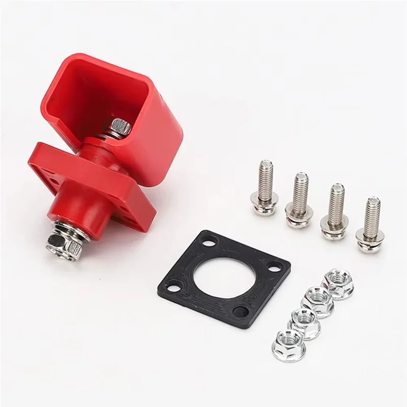 Top Deals 2Pcs 200A High Current Energy Storage Terminal Battery Connector Terminal Block DC500V M8 Wire Core Diameter Lithium