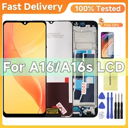 OPPO A16 A16s ν°μΉ μ€ν¬λ¦° λμ§νμ΄μ μ΄μ
λΈλ¦¬ μ© 6.52