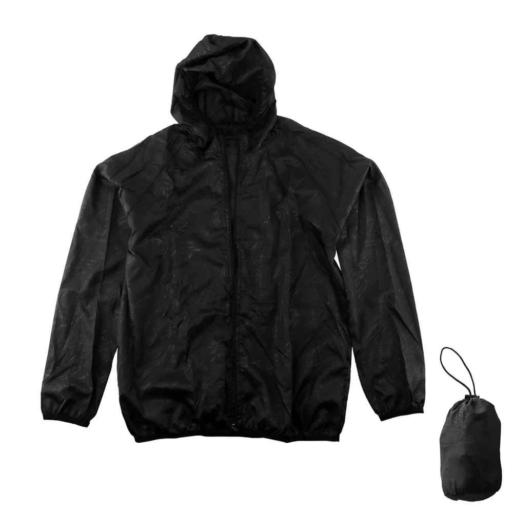 Unisex Waterproof Fabric Windproof Ultra-light Quick-drying Jacket Bicycle Running Outdoor Sports Rain Coat Waterproof Jacket