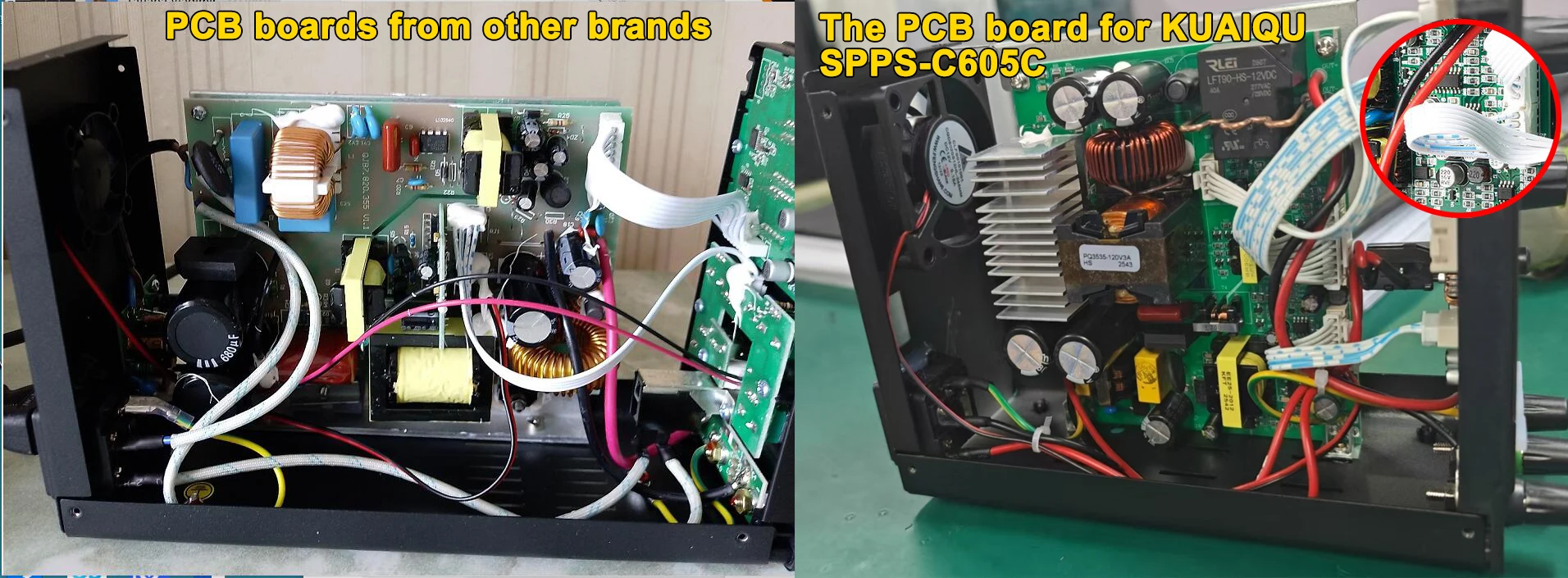 KUAIQU Stabilisierte Labor-Stromversorgung 0~61V 0~5,1A Variables Wiederaufladbares Batterieladegerät Stabile Spannung und Strom Hohe Präzision – Detail 2