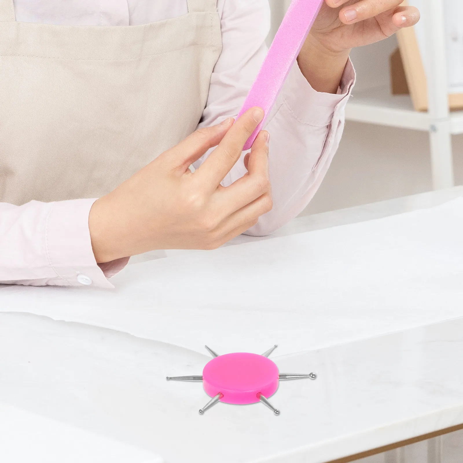 Professional Nail Dotting Tool 6 in 1 Design for Dot Painting Tracing Art Acrylic Handle Easy Clean Multi Use Manicure Kit