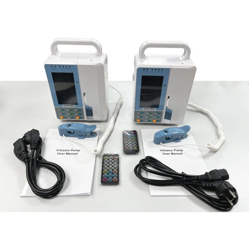 SY-G076-1 Hospital Medical Manufacturer Veterinary Vet Pet Human Use Electronic Tci Iv Infusion Pump With Lcd Display