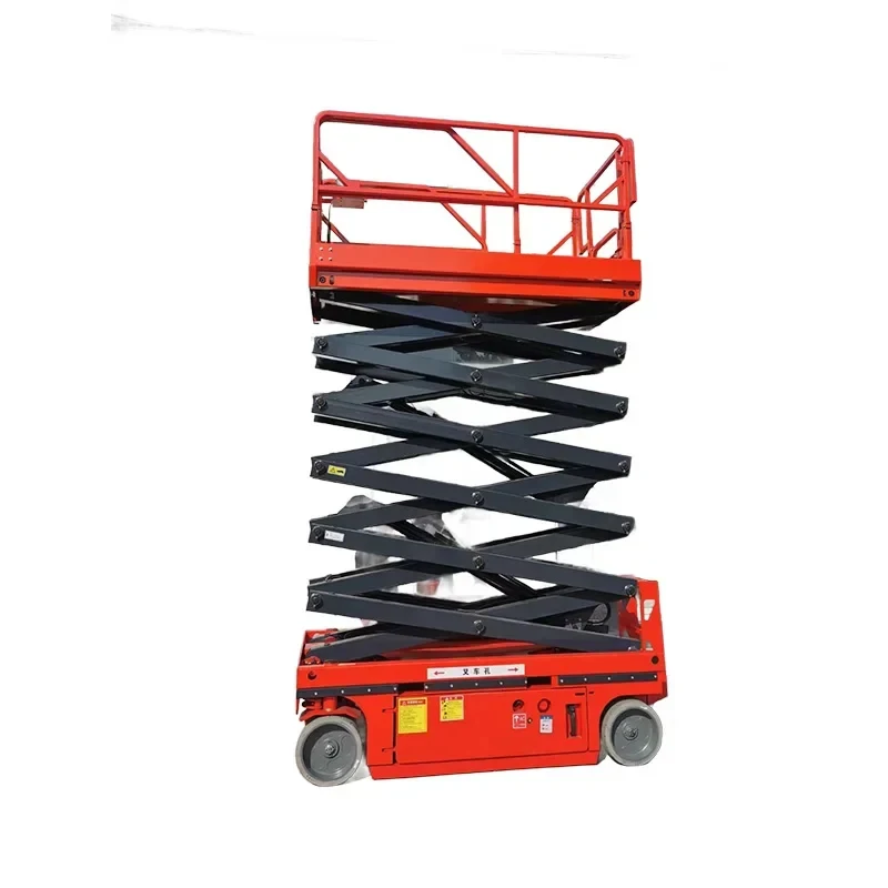 High quality scissor lift aerial work scaffolding