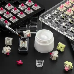 Keyboard Lube Oil Mechanical Keycap Stabilizer Grease Keypad Silencer Lubricating Oil Maintenance Fluorine Grease Reduce Noise