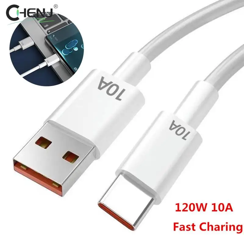 

0.25m/1m 120W 10A USB Type C USB Cable Super Fast Charing Line For Mobile Phone Quick Charge USB C Cables Data Cord