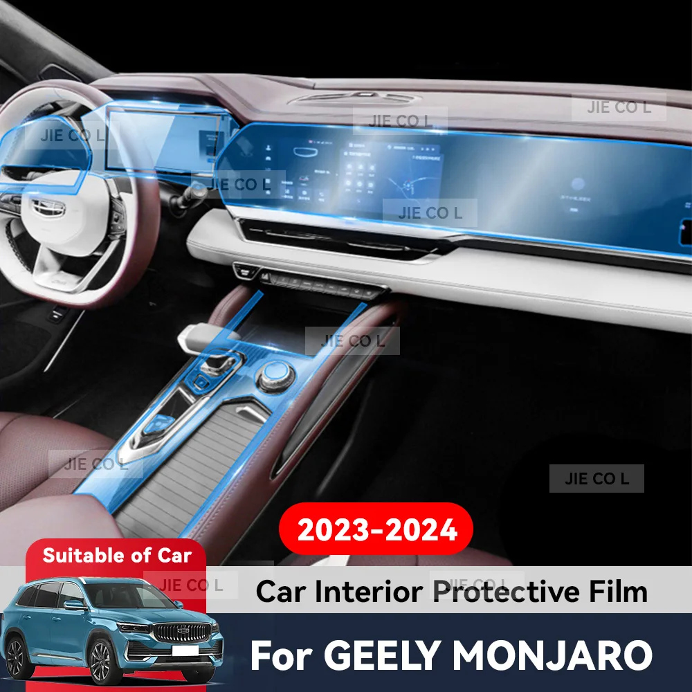 

Auto Central Control Screen TPU Navigation Anti Scratch interior Protection Film GPS Navigation For GEELY MONJARO 2023 2024
