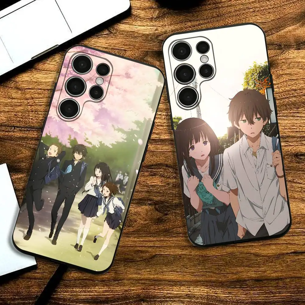 Anime H-Houtarou E-Eru Phone Silicone Case For Samsung S24 22 20 23 21 20 Ultra Plus Lite 5G Print Cover