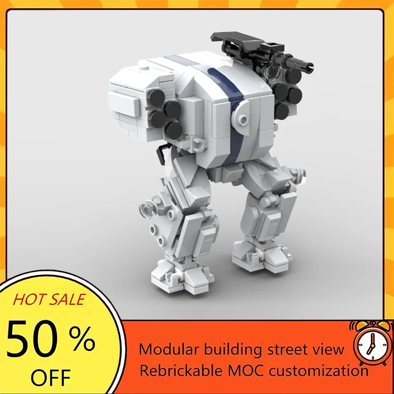 

276PCS Popular Space War Movie Model MOC Building Bricks Vertical Tank Modular Technology Gifts Holiday Assemble Children Toy