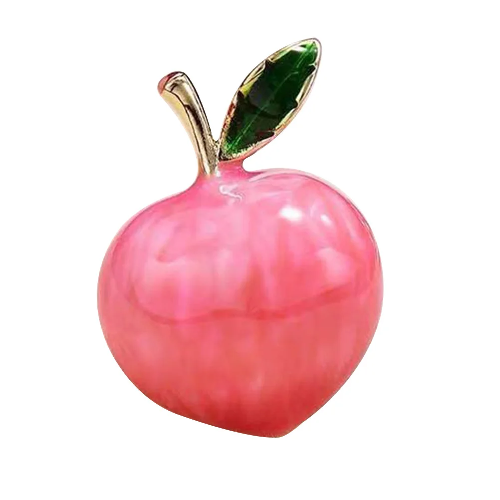 الخوخ بروش دبوس الفاكهة على شكل معدنية التلبيب دبوس للنساء الملابس وشاح قبعة دعوى بلوزة تي شيرت الزخرفية بروش مجوهرات هدية