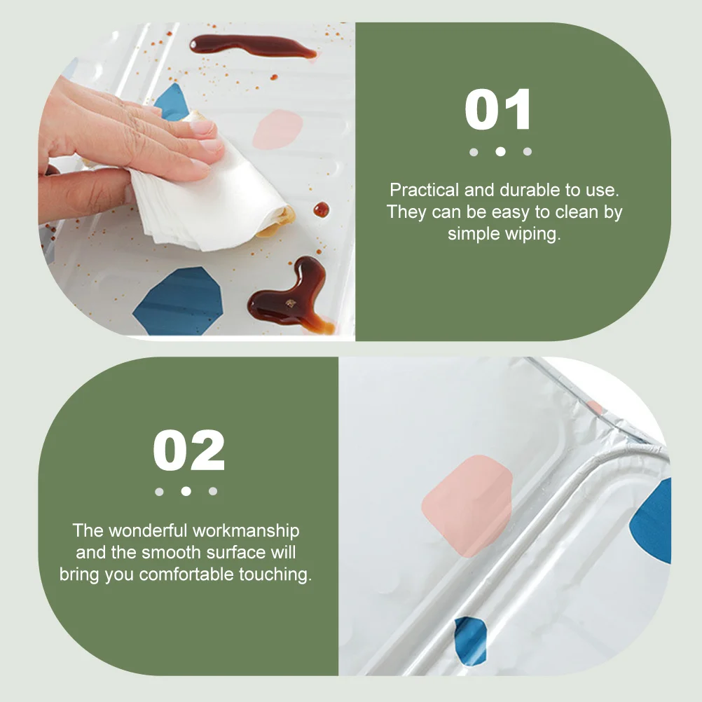 

2Pcs Oil Splatter Guards for Home Kitchen Cooking Protectors Anti Splashing Oil Baffles with Decorative Patterns Foldable