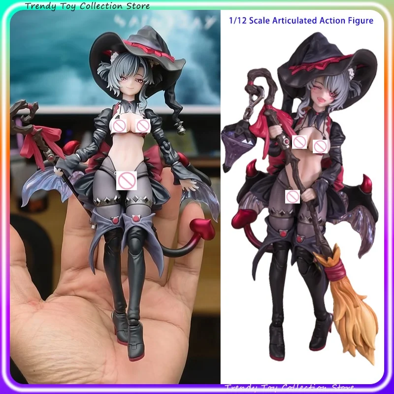 

SALE CiyuanJuxiang Hoshikawa Neco Witch Apprentice Dimensional Concreteness 1/12 16cm Toys Figures Beautiful Girl Model