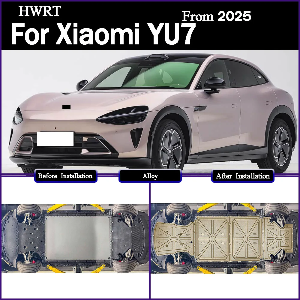 

For Xiaomi YU7 2025 835KM 770KM 760KM Protective Plate For Front Motor Rear Motor Front Battery Rear Batter Chassis Guard Board
