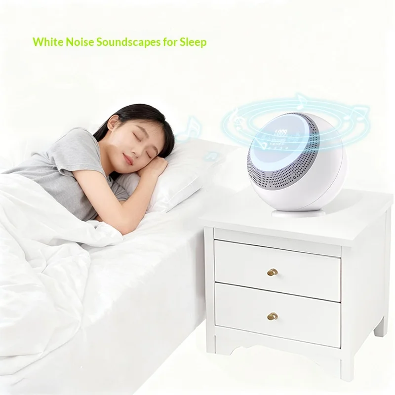 

Q5 Negative Oxygen Ion Sleep Device Formaldehyde Odor Removal White Noise Schumann Wave Aid Digital Display APP Control OEM