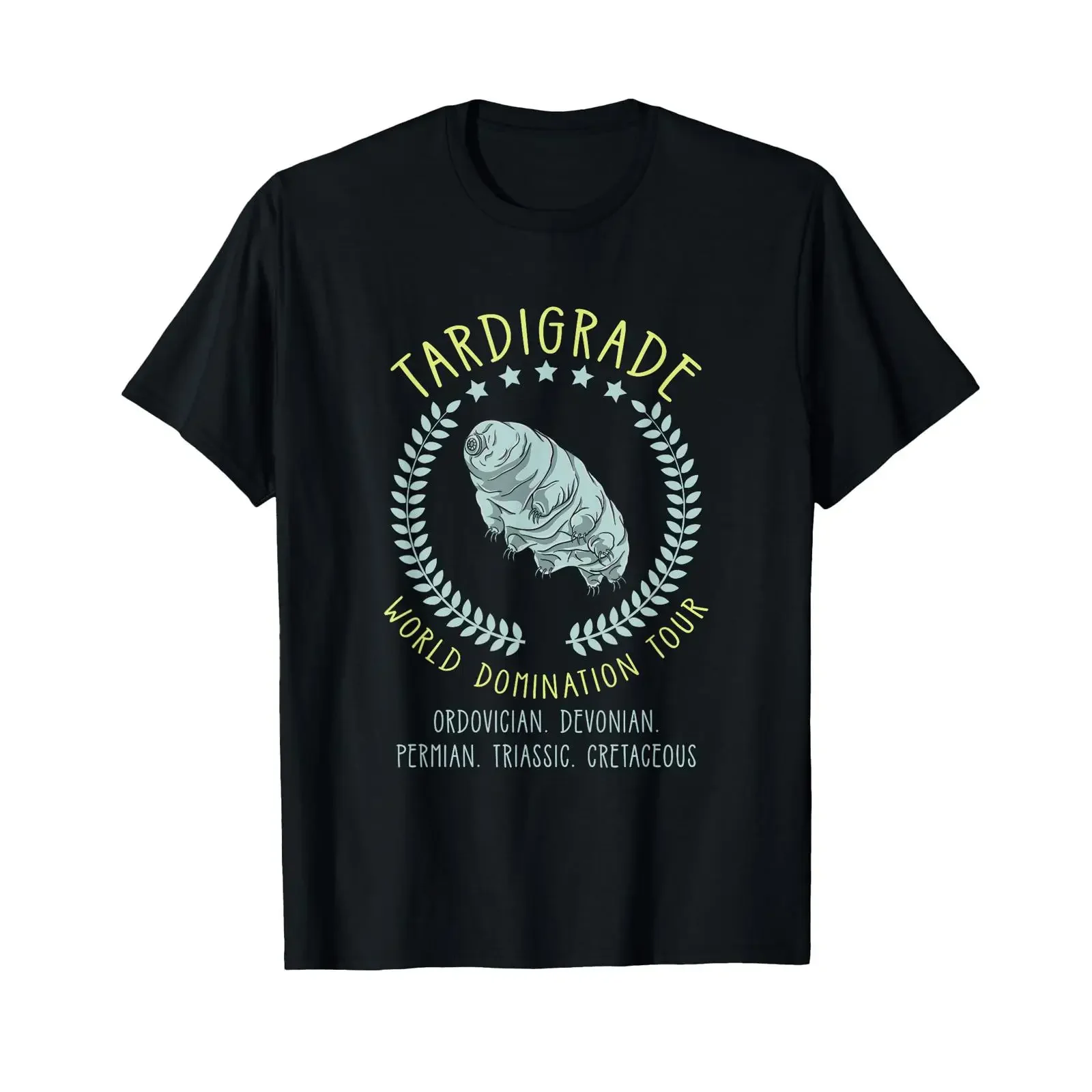 Tardigrade World Domination Tour Microbiologist T Shirt Small vintage Washed fashion streetwear Top For Everyday Wear Stretched