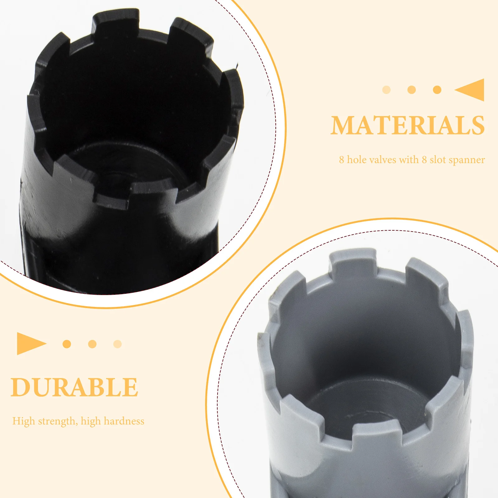 

2Pcs Professional Valves Spanner for Kayak Heavy Duty Tpu Wear Resistant Portable Compact for Inflatable Boat Air Valve Repair