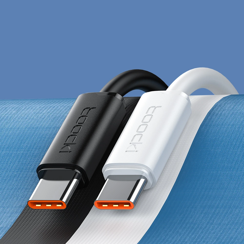 (1+4)Toocki Blunt Yan C-C 60W Charging Cable 1m 1+4 Offer Cellphone Fast Charging Cable 5Pcs