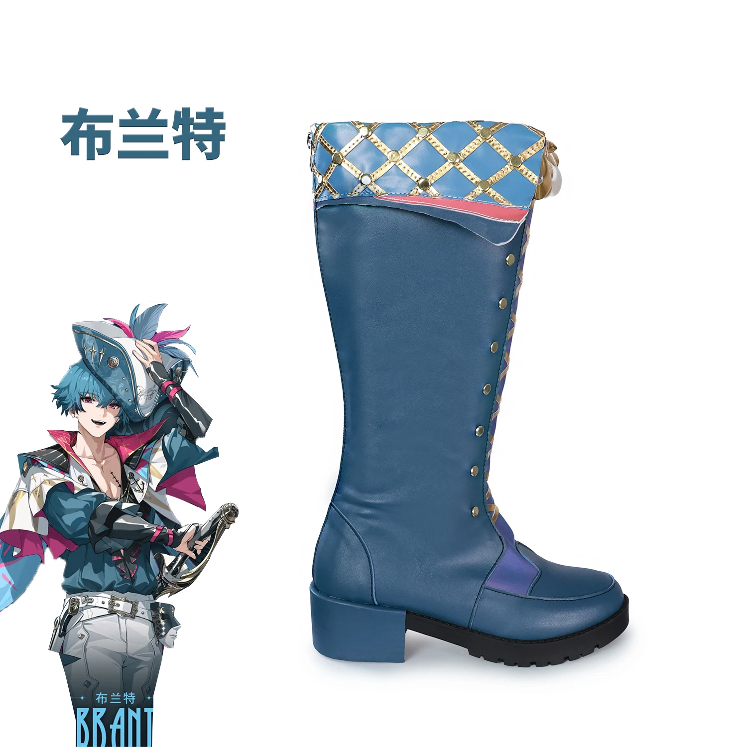 Wuthering Waves Brant Cosplay Schuhe Anime Stiefel Halloween Karneval Fiesta