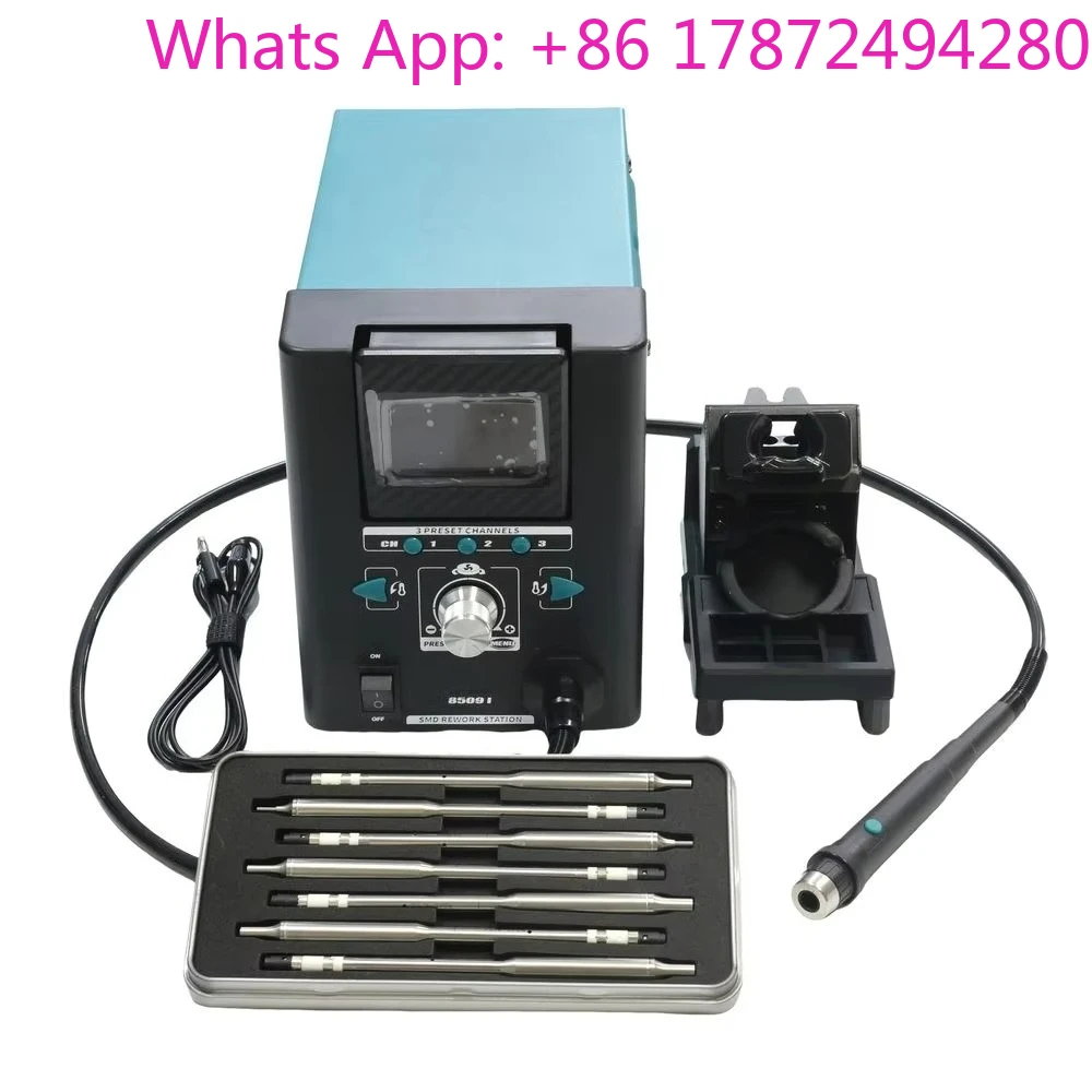8509-I Precision Hot Air Soldering Station 0.5mm Hot Air Nozzle Digital Display BGA Rework Station