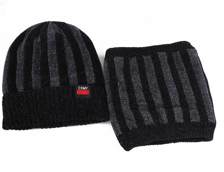 Fashion Head Headwear Cap Hugger Toque Stocking Watch Winter Fleece Thickened Hat Men Women windproof Warm Knitted Scarves 2M5