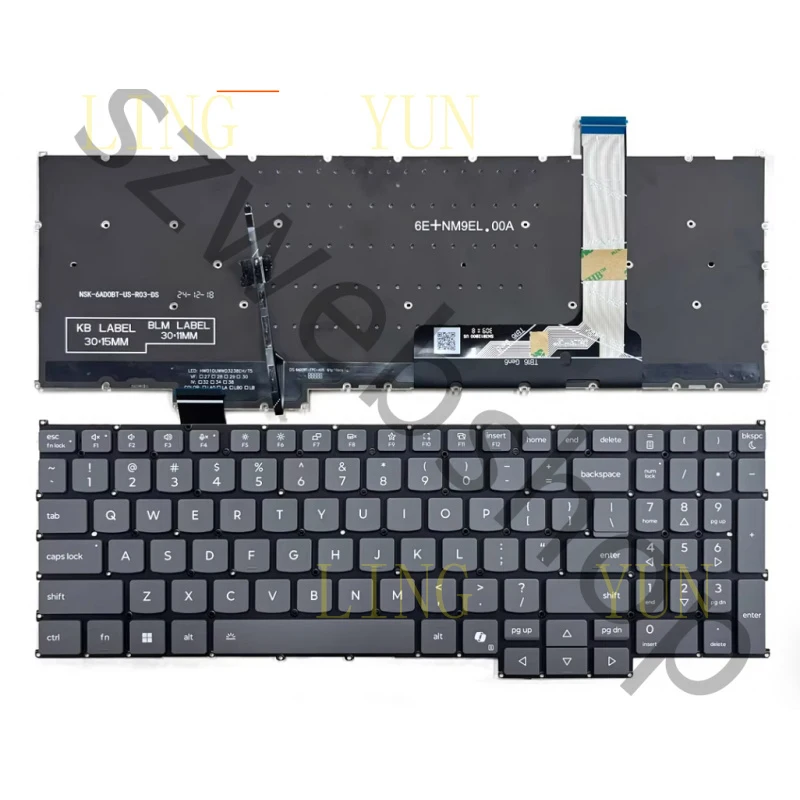 

Клавиатура US с подсветкой для Lenovo ThinkBook 16 G9 AHP IRL / ThinkBook 16p G6 ADR IAX