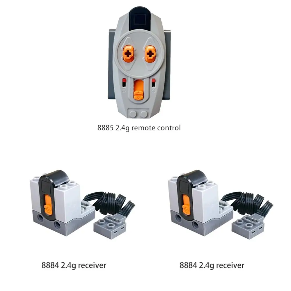 Bloques MOS 8885 función de potencia Control remoto infrarrojo 8884 receptor IR puede controlar múltiples receptores coche camión accesorios de juguete