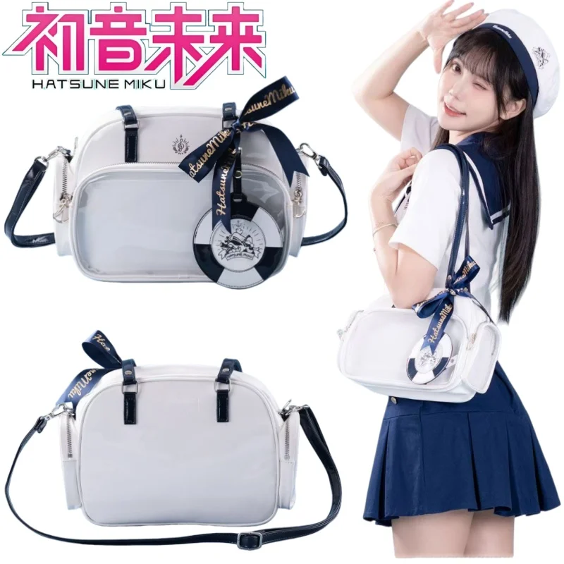

Новая сумка на одно плечо Hatsune Miku, серия Tide Song, мультфильм Hatsune Miku Itabag, товары в стиле аниме, праздничный подарок, товары для поездок на работу