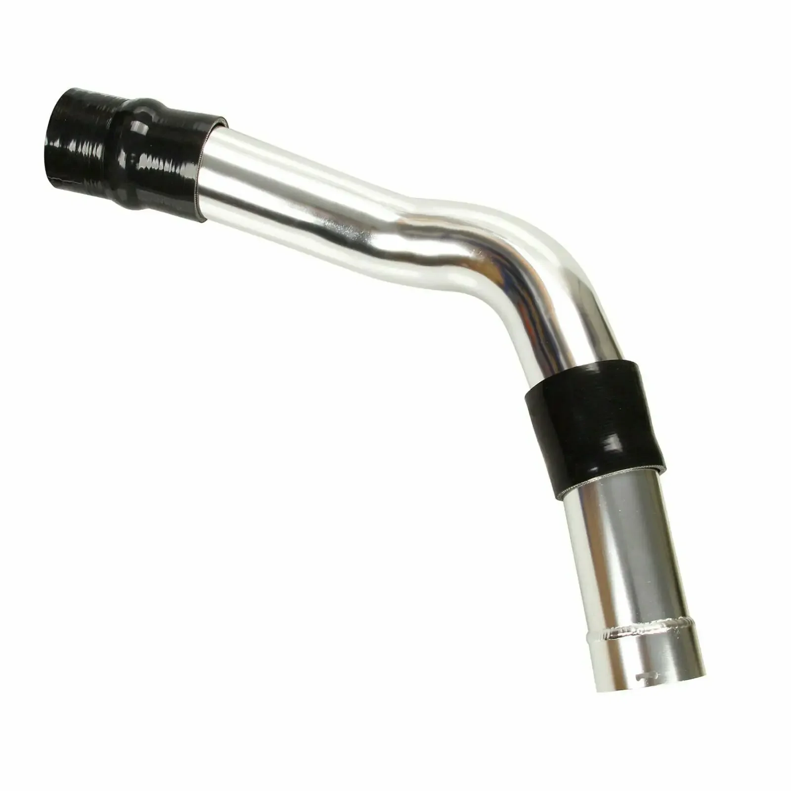 ترقية أنابيب المبرد الداخلي من الألومنيوم على الجانب الساخن + حذاء من السيليكون لـ 2011-2016 Ford 6.7L Powerstroke Diesel Sliver IP-1003